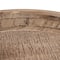 Hello Honey® 16" Decorative Round Wood Tray with Hobnail Edge